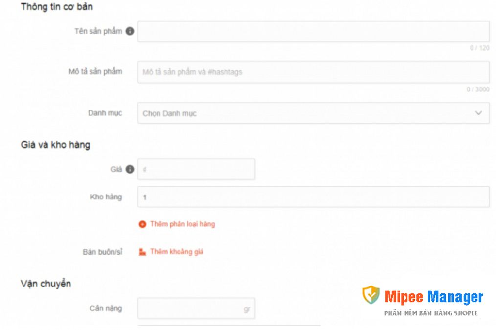 3 bước đăng sản phẩm để bán hàng trên shopee 15
