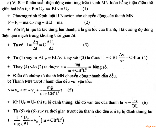 Bài tập suất điện động cảm ứng của khung dây chuyển động