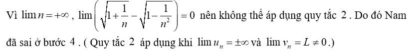 Giới hạn của dãy số, trắc nghiệm toán 11 19