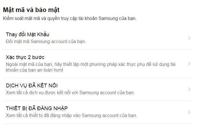 Khắc phục đăng nhập tài khoản samsung account bị lỗi 7