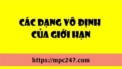 Các dạng vô định của giới hạn 35