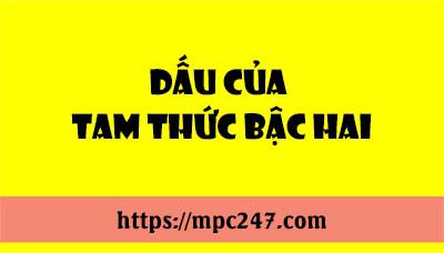 Dấu của tam thức bậc hai 15