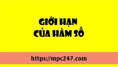 Giới hạn của hàm số, toán phổ thông 3