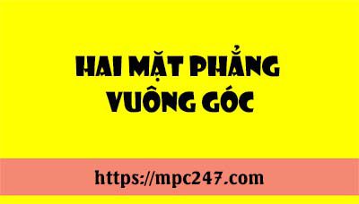 Hai mặt phẳng vuông góc 5