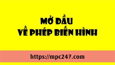 Mở đầu về phép biến hình, toán phổ thông 3