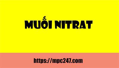 Muối nitrat, hóa học phổ thông 3