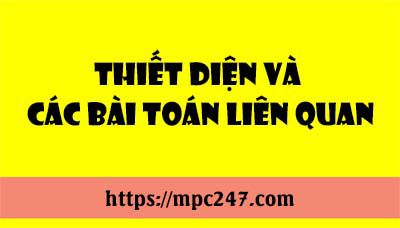 Thiết diện và các bài toán liên quan 5