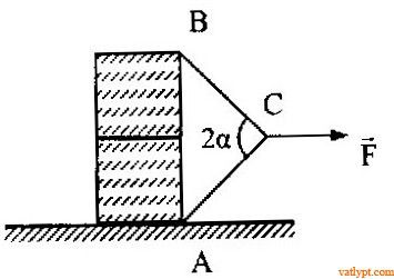 Bài tập cân bằng tổng quát của vật rắn, vật lí 10 75