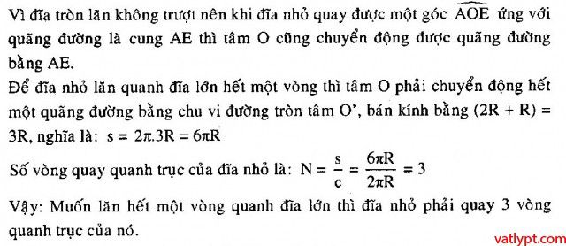 Bài tập chuyển động tròn đều