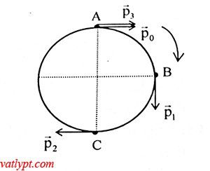 Bài tập động lượng, biến thiên động lượng, bảo toàn động lượng 1