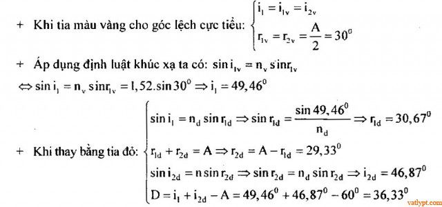 Bài tập lăng kính, lăng kính phản xạ toàn phần 43