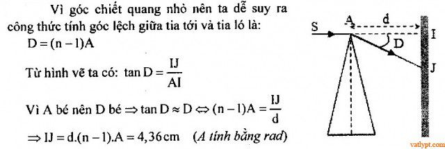 Bài tập lăng kính, lăng kính phản xạ toàn phần 25