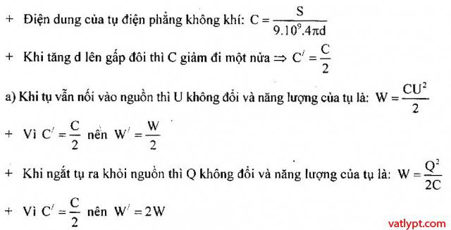 Bài tập tụ điện, ghép tụ điện chưa tích điện, vật lí 11 55