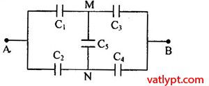 Bài tập tụ điện, ghép tụ điện chưa tích điện, vật lí 11 91