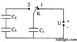 Bài tập tụ điện, ghép tụ điện đã tích điện, vật lí 11 43