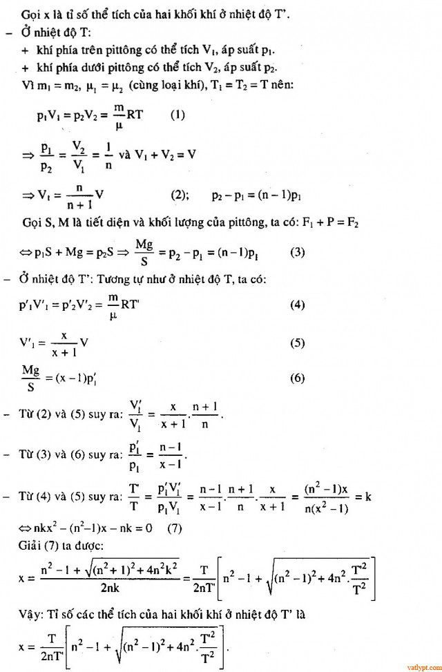 Quá trình đẳng áp, phương trình trạng thái, phương trình C-P 45