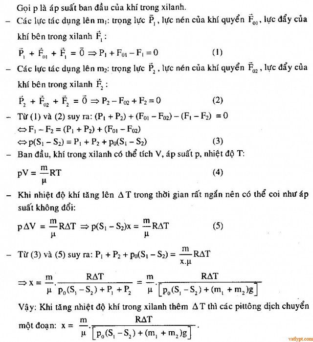 Quá trình đẳng áp, phương trình trạng thái, phương trình C-P 31