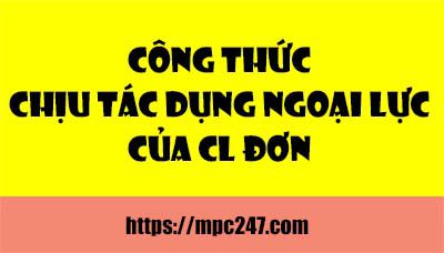 Công thức Con lắc đơn chịu tác động của ngoại lực, vật lí 12 3