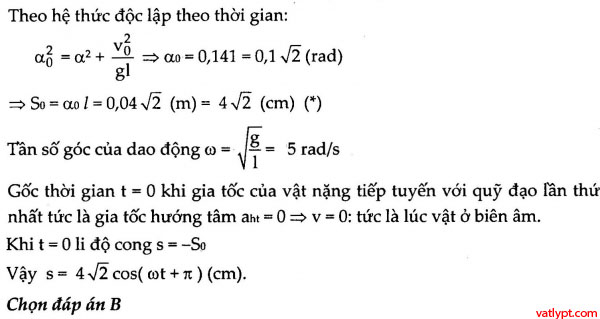 Con lắc đơn dao động điều hòa, vật lí 11 11