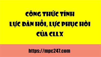 Công thức lực đàn hồi, lực phục hồi con lắc lò xo, vật lí 12 33