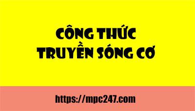 Công thức truyền sóng cơ, vật lí 12 3