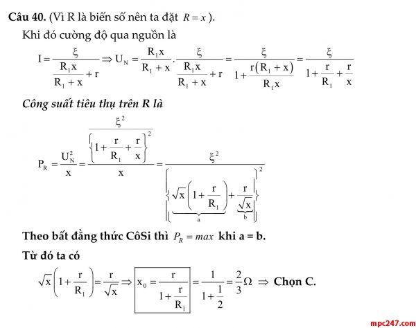 Đề 006: thi thử môn vật lí THPTQG (đáp án + giải chi tiết) 21