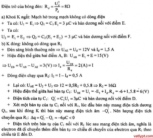 Định luật Ôm cho đoạn mạch chứa tụ điện 91