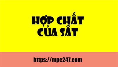 Hợp chất của sắt, hóa học phổ thông 9