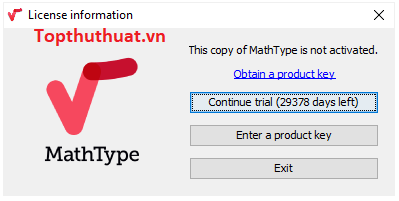 Kích hoạt MathType 7.4 full bản quyền 26