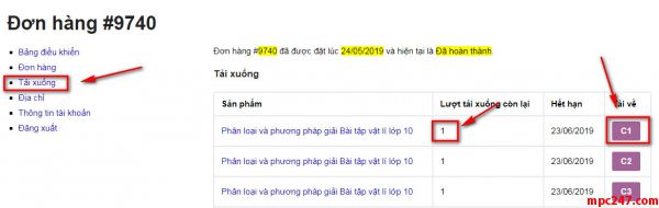 Hướng dẫn mua tài liệu vật lí file word trên trang vatlypt.com 17