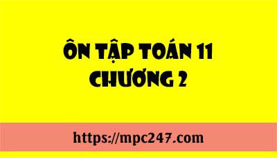 Ôn tập chương 2 toán lớp 11 3