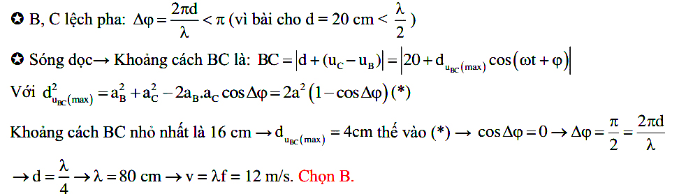 Dao động của 2 phần tử trên phương truyền sóng cơ 57