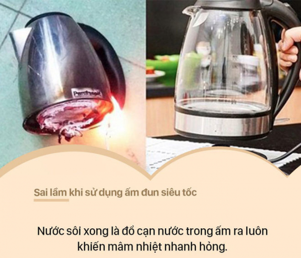 Sai lầm khi sử dụng ấm siêu tốc khiến ổ điện nổ tung, gây hại đến cả nhà 19