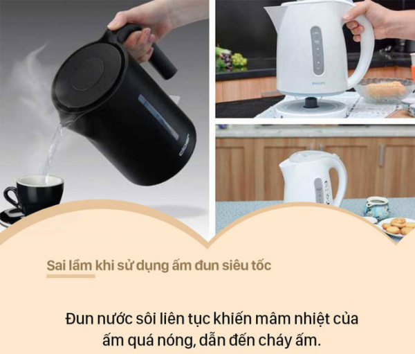 Sai lầm khi sử dụng ấm siêu tốc khiến ổ điện nổ tung, gây hại đến cả nhà 15