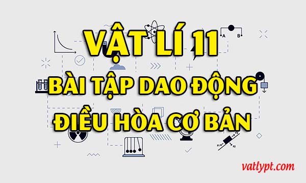 Bài tập dao động điều hòa cơ bản, vật lí 11
