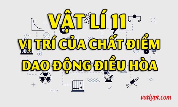 Vị trí của chất điểm dao động điều hòa, vật lí 11 12