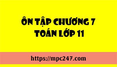 Ôn tập chương 7 toán lớp 11 25